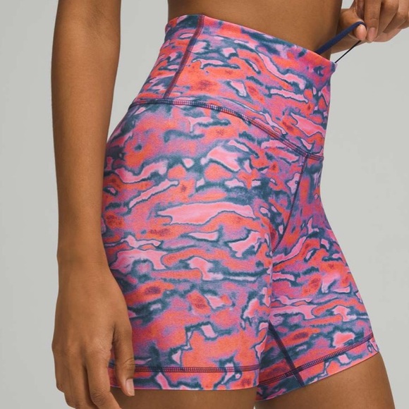 Lululemon Wunder Train High-Rise Short 6" Chroma Clash Multi - Picture 1 of 7